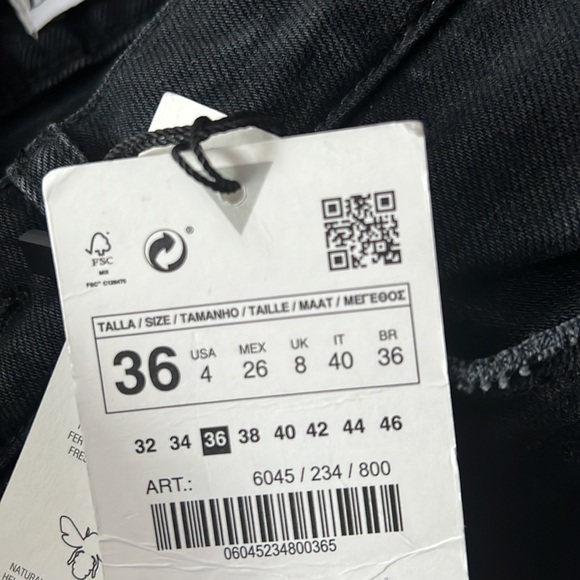 Zara Slim fit High-rise ankle length jean - Picture 2 of 2